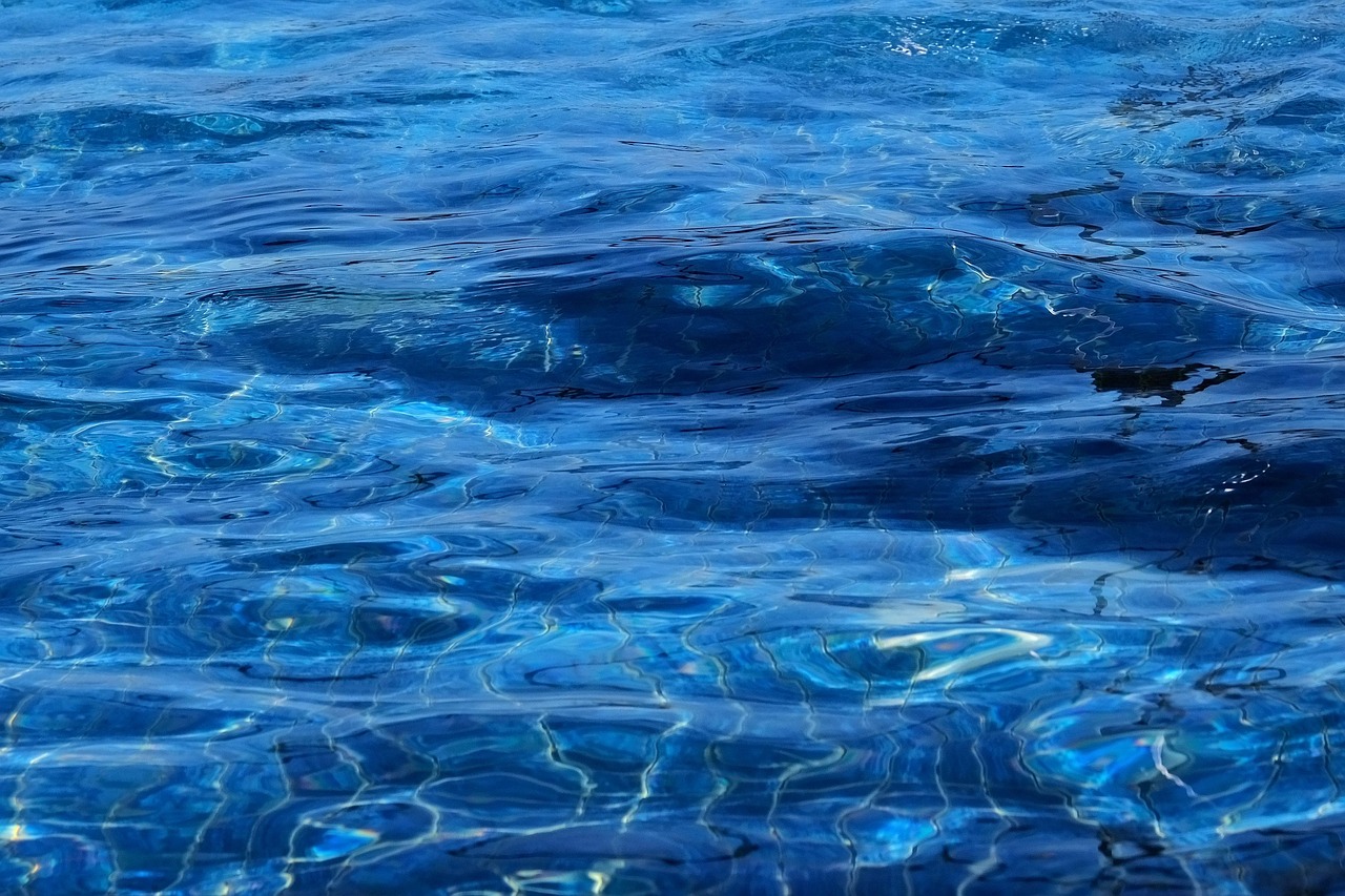 water, ripples, wave, reflection, nature, pool, blue, clear water